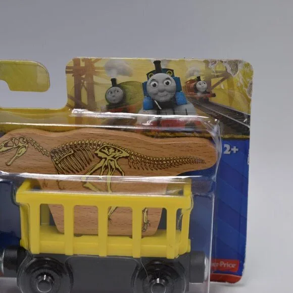 Tale of the Brave Oliver's Fossil Freight Dino Fossil Car Thomas & Friends Wood - Picture 7 of 12